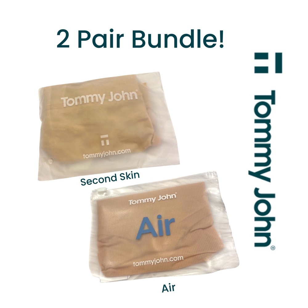 NWT | BUNDLE! | Tommy John Second Skin AND Air Thongs | Maple Sugar | Sz L